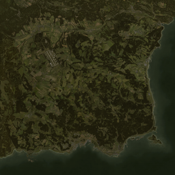 Chernarus mission map in the Stella tool suite
